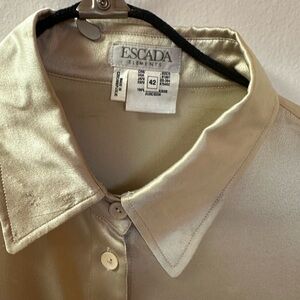 Escada Men's Beige Dress Shirt